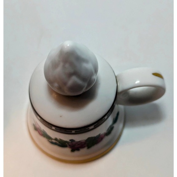 Vintage Coalport Bone China Indian Tree Candle Snuffer Made In England - Picture 5 of 6